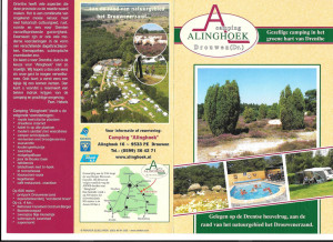 De folder van een boerencamping drenthe