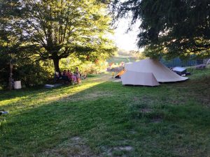 De boerencamping in Frankrijk